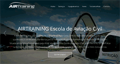Desktop Screenshot of airtraining.com.br