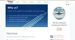 Desktop Screenshot of airtraining.lv